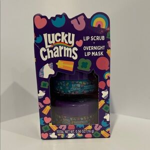Lucky Charms Lip Care Set with Purple and Multicolor Design